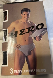 HERO Vtg Men Large Low Rise Brief Underwear NWT NOS 80’s 90’s Cotton Assortment - Picture 1 of 4