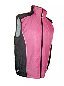 Marker Womens Vest jacket Coat Sleveless Insulated Back Pocket Pink sz 12 - Picture 1 of 9