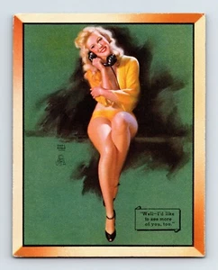 Pin-Up Blotter GGA See More Of You Too Teléfono Earl Moran 3.75" x 3" - Imagen 1 de 2