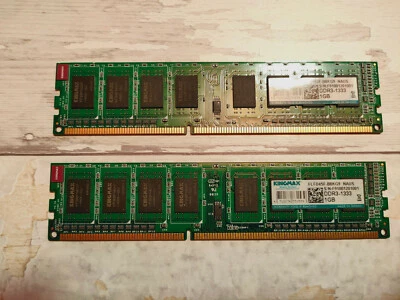 Memorie RAM Kingmax 2gb (2x1) DDR3 PC3-1333 - Immagine 1 di 2