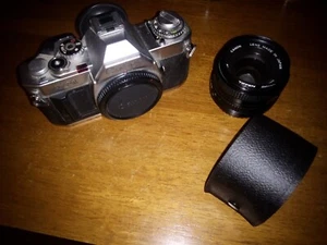 CANON AV-1 FILM CAMERA W/ FD 50mm 1:1.8 LENS & TIFFEN FILTER SET VG CONDITION - Picture 1 of 6