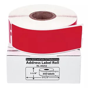 DYMO LW 30252 ROT Adressetiketten für LabelWriter - 24 Rollen à 350 - SCHNELLER VERSAND! - Bild 1 von 9
