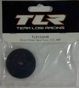 Team Losi Racing TLR3320492 Direct Drive Spur Gear, 75T, 48P T    Free Shipping - Picture 1 of 2