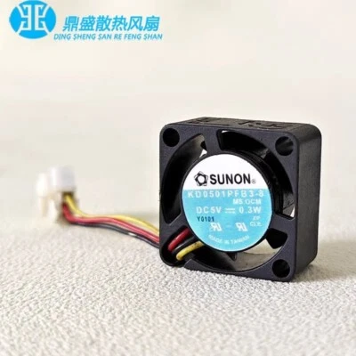 SUNON KD0501PFB3-8 2010 DC 5V 0.3W 2CM 3-Pin Axial Cooling Fan - Image 1 of 4