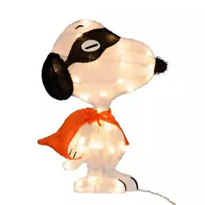 Peanuts 18 Zoll Peanuts LED PreLit Superheld Snoopy, weiß - Bild 1 von 1
