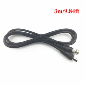 3M BNC Male To Female Extension Coaxial Cable Wire Connector CCTV Camera System - Picture 1 of 8