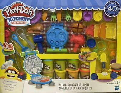 PLAY-DOH Kitchen Creations - Ultimate Barbecue - 40 Pieces FREE SHIP S1 - Image 1 of 4