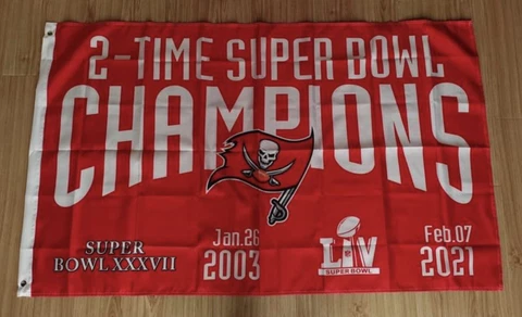 Tampa Bay Buccaneers Super Bowl Flag 3x5 Cover