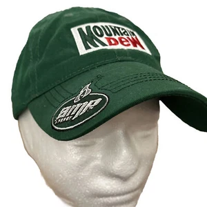 Cappello Berretto Mountain Dew Amp Energy Verde Dale Earnhardt Jr #88 Regolabile - Foto 1 di 1