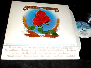 BREAD AND ROSES 2 LP Festival Of Music 80 Dave Crosby JOHN HAMMOND Stanley Mouse - Picture 1 of 1