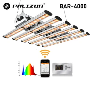 BAR-4000W Full Spectrum LED Grow Spider Light for Indoor Plant Hydroponics 4X4FT - Picture 1 of 12