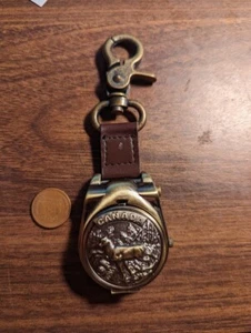MOOSE CANADA, LLAVERO/LLAVERO BRONCE, ESTILO ABATIBLE, USADO, NECESITA BATERÍA - Imagen 1 de 10