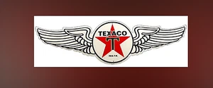 Texaco Alas Troqueladas Aluminio Signo 595mm x 175mm(Sf) - Imagen 1 de 1