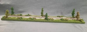 HO SCALE 24" SINGLE TRACK DIORAMA TRAIN DISPLAY -"SUMMER SCENE" - Picture 1 of 9