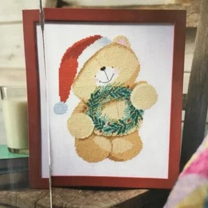 CROSS STITCH CHRISTMAS FOREVER FRIENDS CHART TO MAKE REMOVED FROM A UK MAGAZINE - Picture 1 of 1