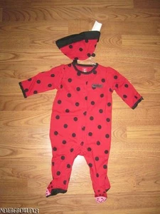 Carter's My 1st Halloween Lady Bug Outfit ~ Kostüm ~ Neugeborenes ~ 3 Monate ~ 6 Monate ~ Neu mit Etikett - Bild 1 von 4