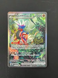 Koraidon EX 247/198 SV Conjunto Base Holo Ilustración Especial Raro Pokemon Tarjeta PC - Imagen 1 de 6