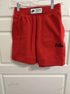 Jungen Nike Fleece Sport Basketball Shorts Farbe Rot Größe S DV3098 - Bild 1 von 4