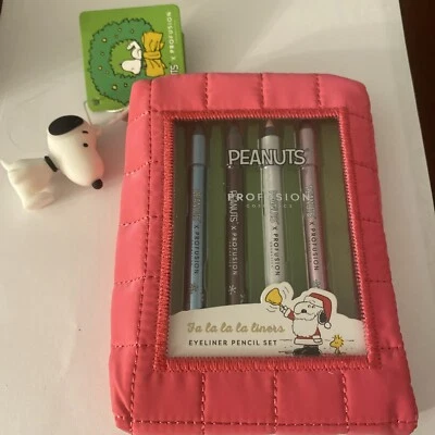 Peanuts X Profusion Cosmetics NIB Fa La La La Liners 4 Piece Eyeliner Pencil Set - Image 1 of 4