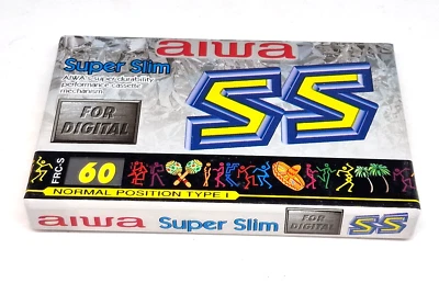 AIWA SS 60   Blank Audio Cassette Tape (Sealed) NOS! New - Image 1 of 4