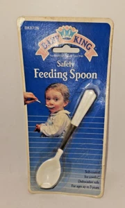 Vintage Baby King Sicherheitsspitze Fütterlöffel 1991 neu versiegelt alter Lagerbestand Regalzug - Bild 1 von 10