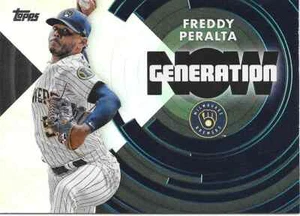 2022 Topps Series 2 FREDDY PERALTA Generation Now - MILWAUKEE BREWERS - #GN-44 - Picture 1 of 1