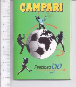 CAMPARI PREZIOSO 1990 - MONDIALI CALCIO ITALIA 90 - libretto pubblicitario G033 - Foto 1 di 4