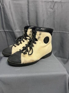Vintage Womens Technica Lace Up Fur Boots Size EU 38 Rare Find!! - Picture 1 of 6
