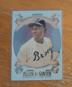 2021 Topps Allen and Ginter Chrome #1 Hank Aaron Braves - Bild 1 von 1