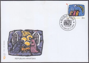CROATIA Sc # 536 FDC - CHRISTMAS - Picture 1 of 1