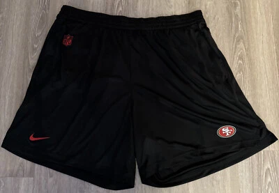 San Francisco 49ers Nike NFL On Field Dri-Fit Practice Shorts Mens Coach Owned - Image 1 of 3