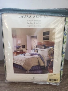 Laura Ashley Rod Tasche Gardine Fenster Behandlung Stockton Druck von Revmant NEU - Bild 1 von 8