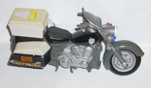 2014 Tonka Hasbro Funrise Police Motorcycle Sounds Lights Black Bike Toy WORKS - Picture 1 of 4