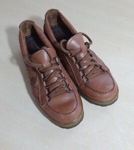 Lomer Brown Leather Shoes Ladies Size 6 EU 39