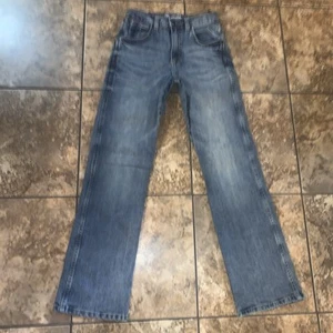 Wrangler Retro Jeans Boys Sz 16 Slim Light Wash Cowboy Adjustable Waist Boot - Picture 1 of 7