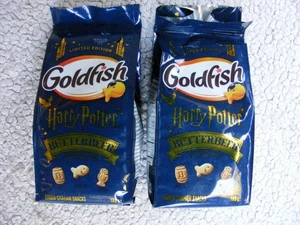 HARRY POTTER limited edition GOLDFISH Butterbeer TWO bags 180 g each - Picture 1 of 4
