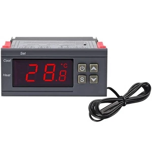 REGOLATORE DI TEMPERATURA DIGITALE AC 110V-220V 10A, DISPLAY LED, TERMOSTATO RIS - Foto 1 di 6