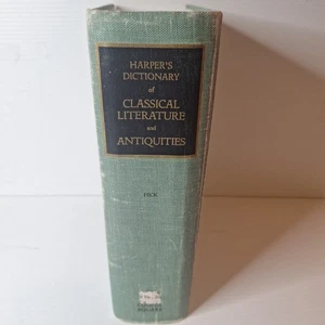 1965 HARPERS DICTIONARY OF CLASSIC LITERATURE and ANTIQUITIES PECK - Ex-Lib - Bild 1 von 24