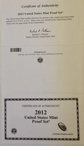 2012 S Proof Set U.S. Mint ANNUAL 14 Coins with Original Box and COA Clad Proof - Picture 1 of 4