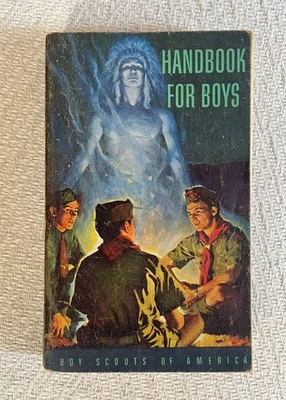 ANTIGO LIVRO BSA BOY SCOUTS OF AMERICA 1957 MANUAL PARA MENINOS 5ª IMPRESSÃO - Imagem 1 de 4