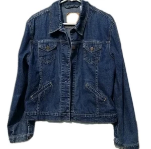 Levi Damen Jeansjacke Original Truckers Jeansjacke Misses Größe 12-14 - Bild 1 von 5