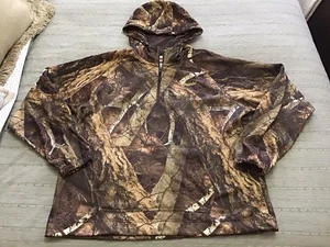 New GAMEHIDE Hoodie, NAKED NORTH Camo, XL, 1/4 Zip Hooded Sweatshirt - Picture 1 of 6