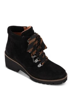 Botines de cuero con cuña GENTLE SOULS KENNETH COLE para mujer negros punta mona 9,5 Foto 1 de 3