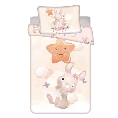 Sweet Home Bunny Star Quilt Cover Set for Toddler Bed - image 1 of 4