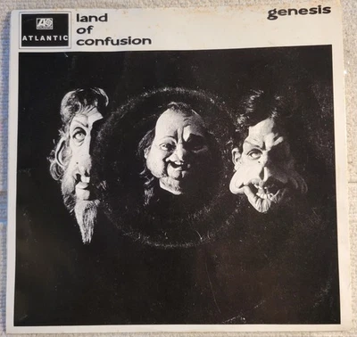 Genesis "Land of Confusion / Feeding the Fire" VG+ / VG - Image 1 of 4