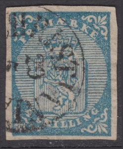 NORUEGA, 1855 - Sc # 1 - 4sk - USADO - BUENOS MÁRGENES - CHRISTIANIA CDS - Imagen 1 de 2