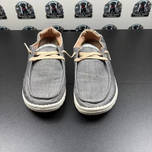 Hey Dude Wendy Boho scarpe grigie da donna taglia 9 leggere slip on casual comode - Foto 1 di 7