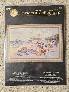 Bucilla Heirloom Collection A Day At The Beach Counted Cross Stitch Kit 45435 - Bild 1 von 7