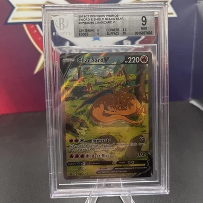 Charizard V SWSH260 SWSH: Sword & Shield Promo Cards Holo BGS 9 - Image 1 of 2