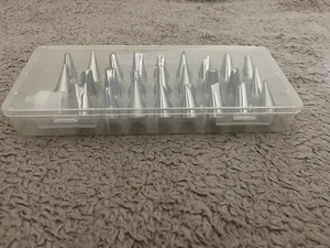 Silver Cake Decorating Tips Set - Picture 1 of 7